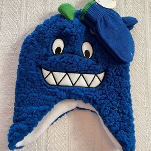 ABG MONSTER TRAPPER HAT & MITTEN SET